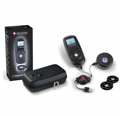 Zestaw sterujący bezprzewodowo - Mystim Cluster Buster Wireless eStim Device Starterkit